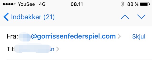 Mail adresse